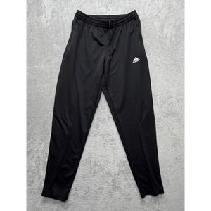 Adidas Climalite Pants Mens Medium Black Track Athletic Tapered Lightweight